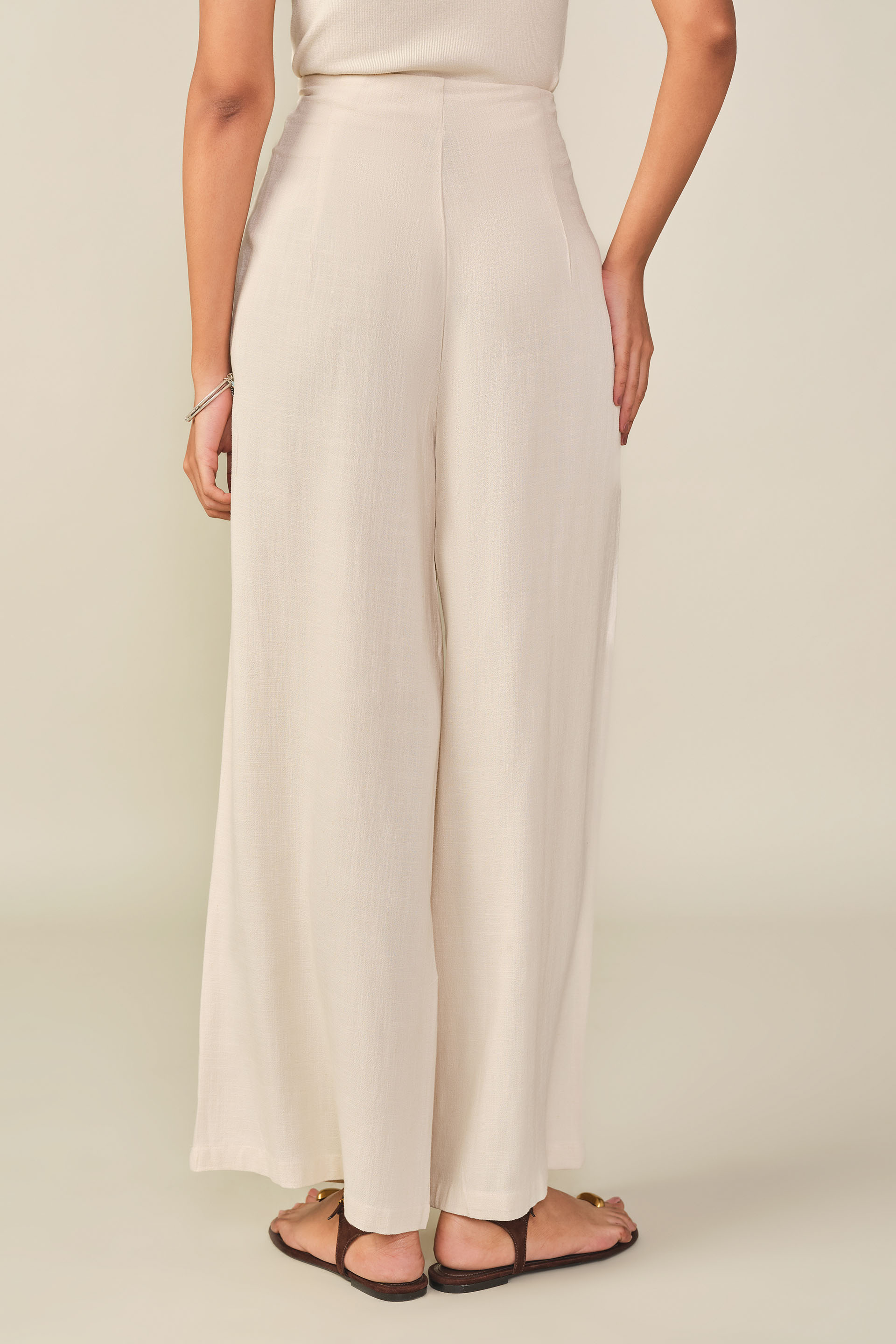 Solid Pants in Off-White, Natural, image 4